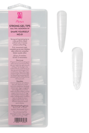 Strong Gel Tips - Longer Length Full Cover Tips